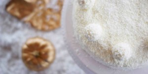 Beitragsbild des Blogbeitrags Kokostorte mit Nutella-Creme | (k)eine Torte für Kalorienzähler. 