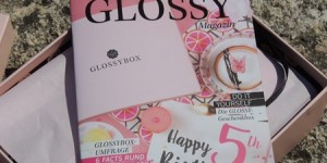 Beitragsbild des Blogbeitrags Glossybox Happy 5th Birthday