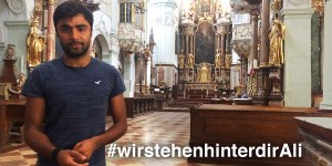 Beitragsbild des Blogbeitrags ali wajid verbringt seinen geburtstag im #kirchenasyl