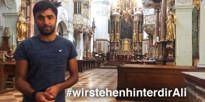 Beitragsbild des Blogbeitrags ali wajid verbringt seinen geburtstag im #kirchenasyl 