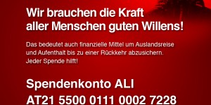 Beitragsbild des Blogbeitrags spendenaufruf