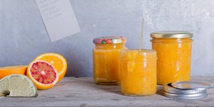 Beitragsbild des Blogbeitrags Orangen Grapefruit Marmelade 