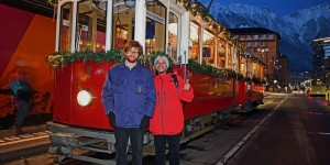 Beitragsbild des Blogbeitrags All aboard the Historic Christkindlbahn 