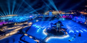 Beitragsbild des Blogbeitrags Light up the Giant – Swarovski Lichtfestival