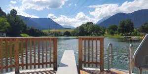 Beitragsbild des Blogbeitrags Il “mare” di Innsbruck: laghi e piscine in famiglia 