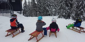 Beitragsbild des Blogbeitrags Divertimento senza fine sullo slittino a Rangger Köpfl