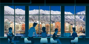 Beitragsbild des Blogbeitrags Co-Working Spaces: where to work as a digital nomad in Innsbruck 