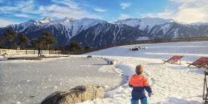 Beitragsbild des Blogbeitrags Idylle pur – Winterwanderung zur Stöttlalm 