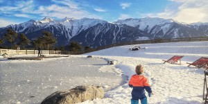Beitragsbild des Blogbeitrags Idylle pur – Winterwanderung zur Stöttlalm