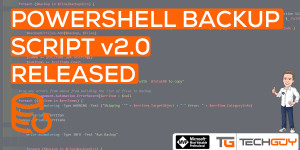 Beitragsbild des Blogbeitrags PowerShell BackupScript Version 2.0 released
