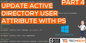 Beitragsbild des Blogbeitrags How to update every single Active Directory User Attributes with Powershell – Part 4