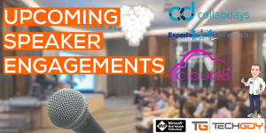 Beitragsbild des Blogbeitrags Upcoming Speaker Engagements