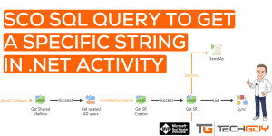 Beitragsbild des Blogbeitrags Orchestrator SQL Query to query a specific String in .Net Acticity