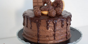 Beitragsbild des Blogbeitrags Nutella Drip Cake von