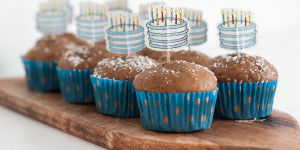 Beitragsbild des Blogbeitrags Bananen-Nougat-Muffins