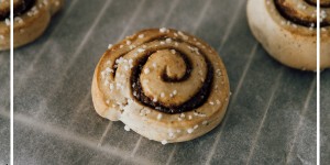 Beitragsbild des Blogbeitrags Vegane Kanelbullar – Schwedische Zimtschnecken