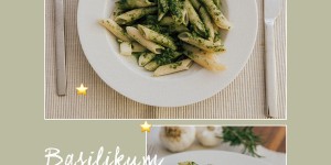 Beitragsbild des Blogbeitrags Selbst gemachtes Basilikum-Pesto