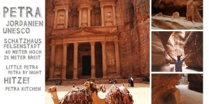 Beitragsbild des Blogbeitrags Die Felsenstadt Petra: Jordanien 
