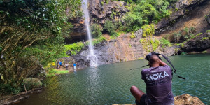 Beitragsbild des Blogbeitrags 5 Mauritius Wasserfälle: Mein Highlight, die Tamarind-Falls!