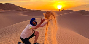 Beitragsbild des Blogbeitrags Von Marrakech in die Wüste: Wir fahren in die Sahara! 