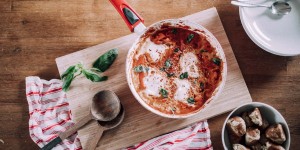 Beitragsbild des Blogbeitrags shakshuka