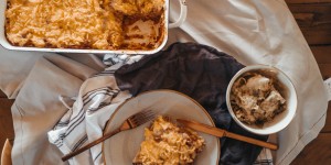 Beitragsbild des Blogbeitrags vegane Lasagne 