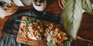 Beitragsbild des Blogbeitrags veganes Rührei mit Kala Namak