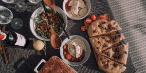 Beitragsbild des Blogbeitrags italian vibes – veganes italienisches Dinner