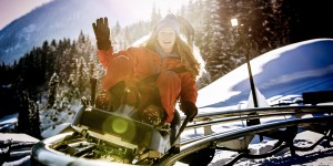 Beitragsbild des Blogbeitrags Adrenalinkick auf der Schienenrodelbahn Lucky Flitzer