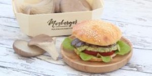 Beitragsbild des Blogbeitrags Pilz-Burger mit Austernpilzen aus dem Mühlviertel