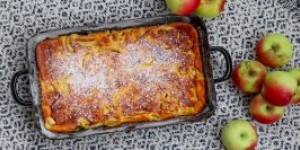 Beitragsbild des Blogbeitrags Apfelauflauf 
