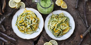 Beitragsbild des Blogbeitrags Raw Happiness: Zucchini Noodles 