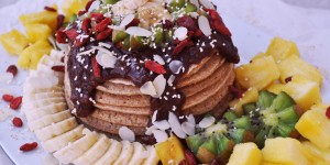 Beitragsbild des Blogbeitrags Vegan Pancakes 