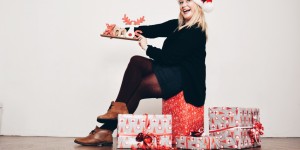 Beitragsbild des Blogbeitrags Schau mal, da kommt das Christkind schon! Fotograf und Model gleichzeitig
