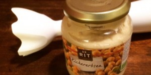 Beitragsbild des Blogbeitrags Projekt Müll vermeiden: Hummus selber machen 