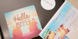 Beitragsbild des Blogbeitrags Cosmeterie Überraschungsbox  Hello Summer 