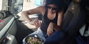 Beitragsbild des Blogbeitrags Trucker-Tagebuch: “Wer eine Warnweste trägt, gehört dazu!”