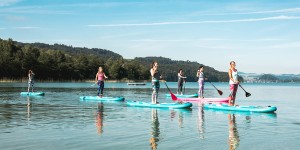 Beitragsbild des Blogbeitrags Schöne Plätze zum Stand Up Paddeln rund um Salzburg 