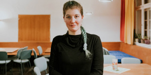 Beitragsbild des Blogbeitrags Magdalena macht Nachtdienst in einer Winter-Unterkunft für Notreisende