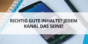 Beitragsbild des Blogbeitrags Erfolgreiche Social-Media-Inhalte: Für jeden Kanal das Passende [GASTBEITRAG] 