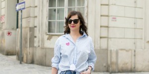 Beitragsbild des Blogbeitrags Destroyed Jeans-Look mit Boyfriend Hemd 