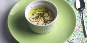 Beitragsbild des Blogbeitrags Ei im Glas mit Schnittlauch