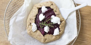 Beitragsbild des Blogbeitrags Glutenfree savory beetroot galette