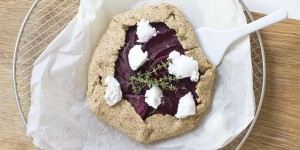 Beitragsbild des Blogbeitrags Glutenfree savory beetroot galette 