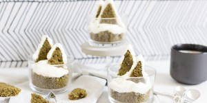 Beitragsbild des Blogbeitrags Matcha cake winter wonderland