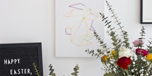 Beitragsbild des Blogbeitrags DIY Easter wall art – or why I could talk at a Fuck Up Night