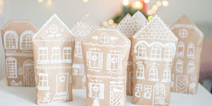 Beitragsbild des Blogbeitrags DIY paper bag packaging for Christmas