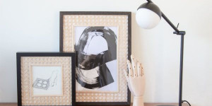 Beitragsbild des Blogbeitrags DIY with rattan: Passe-partouts for an unique look