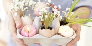Beitragsbild des Blogbeitrags Easter decoration for my birthday.