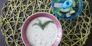 Beitragsbild des Blogbeitrags erfrischende gurkenkaltschale